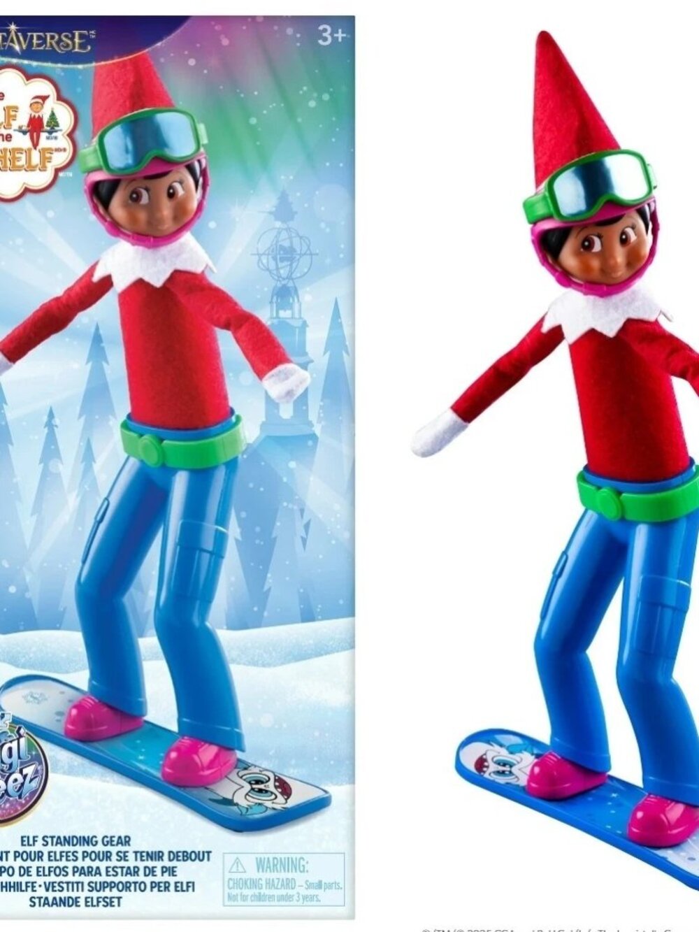 The Elf on the Shelf - MagiFreez: Swish and Sleigh Snowboard Set
